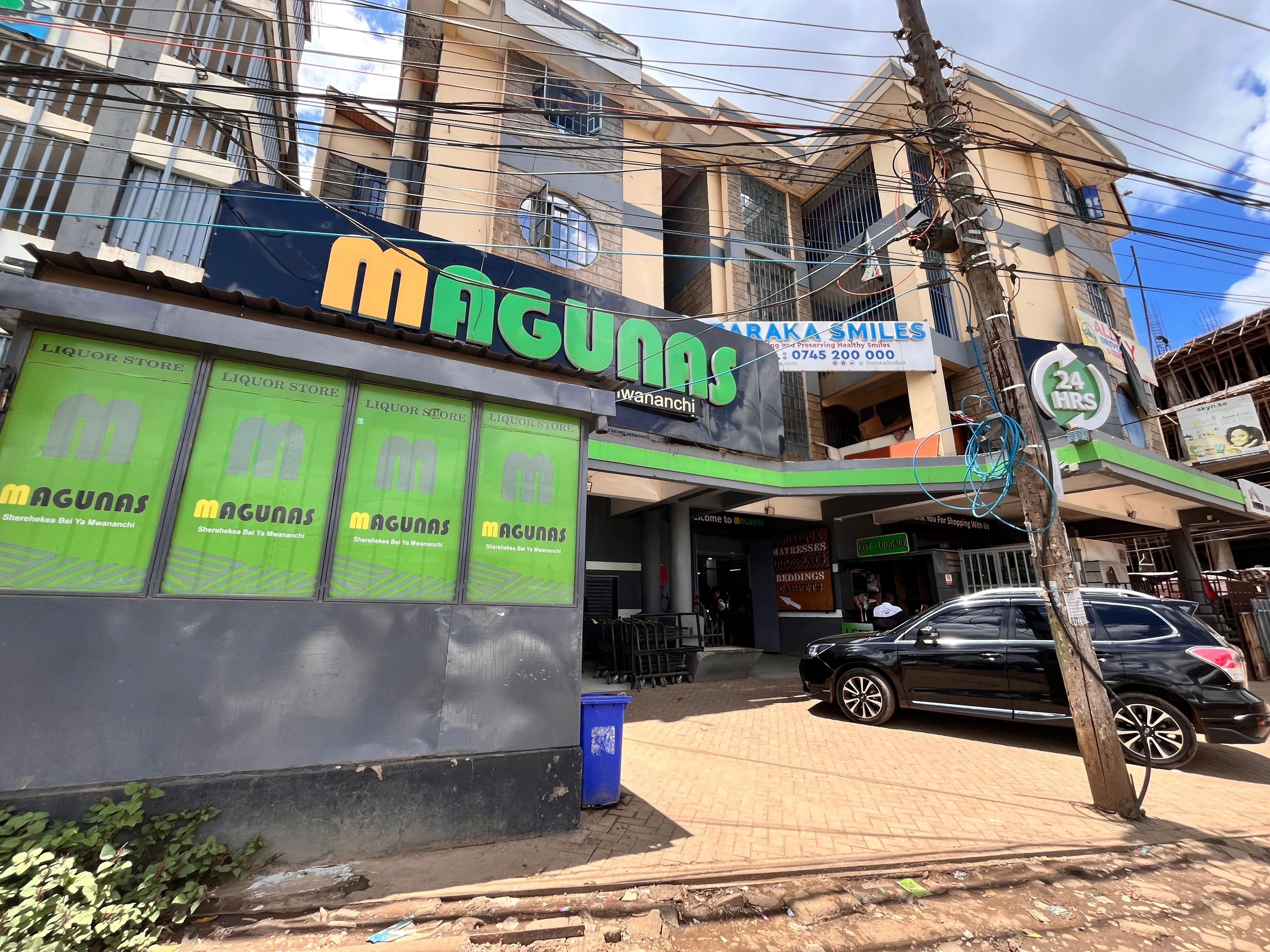 Aerial view of Kahawa Wendani