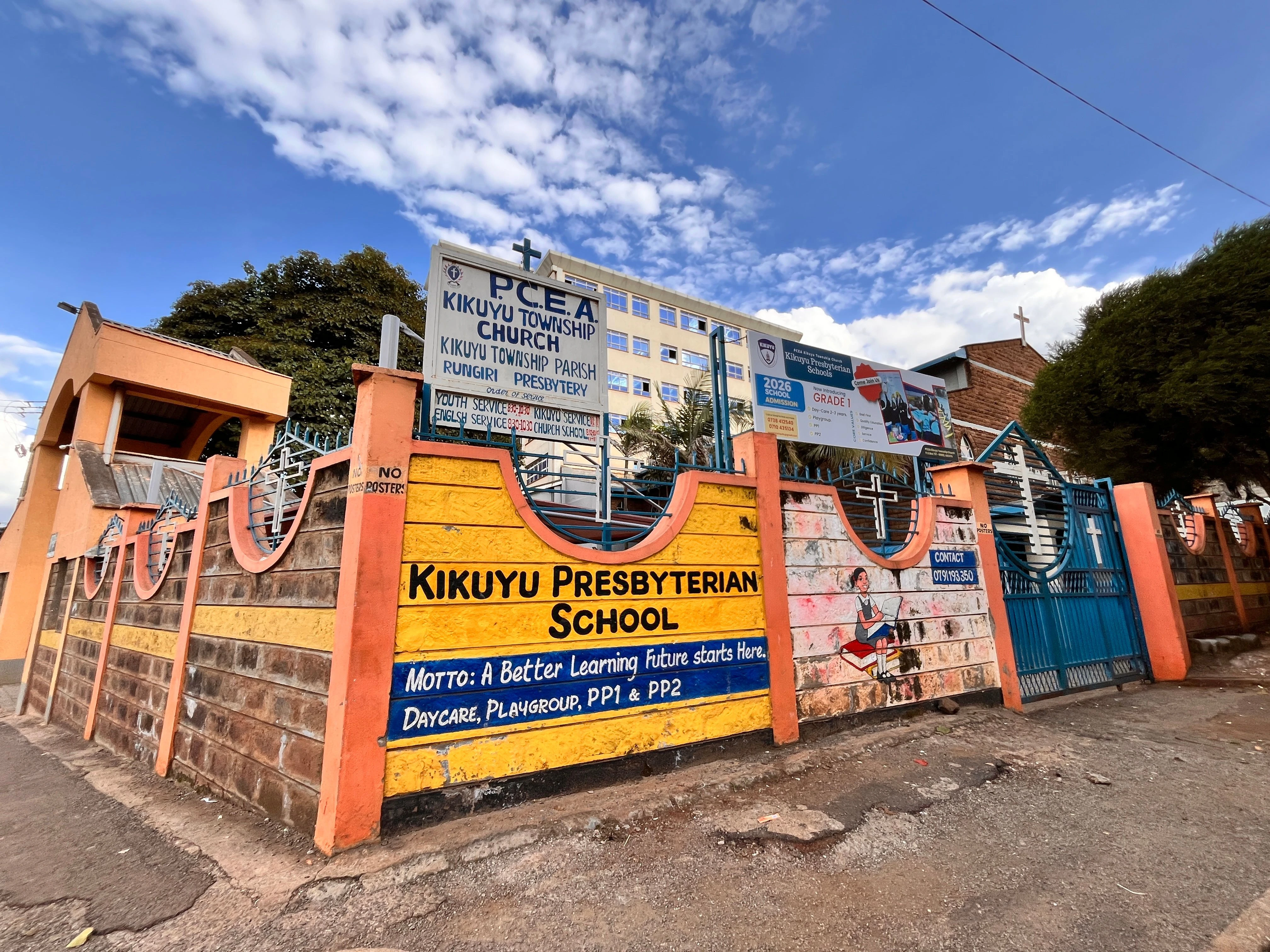 Kikuyu Town area view